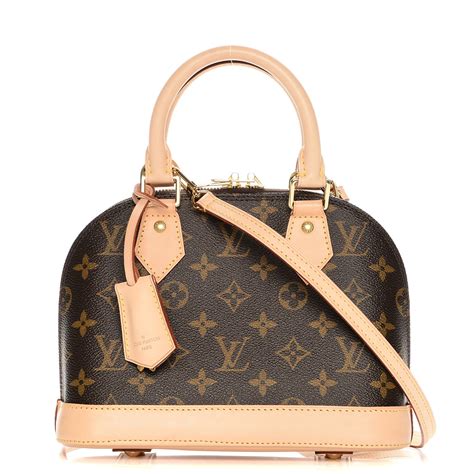 louis vuitton tasche blau braun|louis vuitton alma bb monogram.